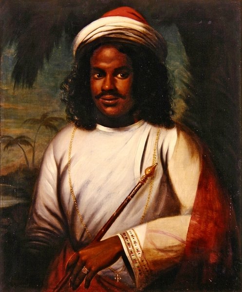Porträtt av en indisk prins av William Henry Florio Hutchinson