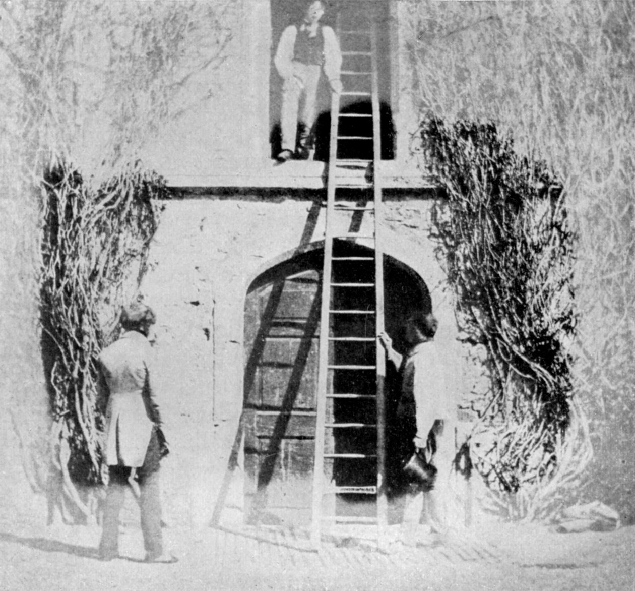 Ett mycket tidigt fotografi av William Henry Fox Talbot, 1844 1904 av William Henry Fox Talbot