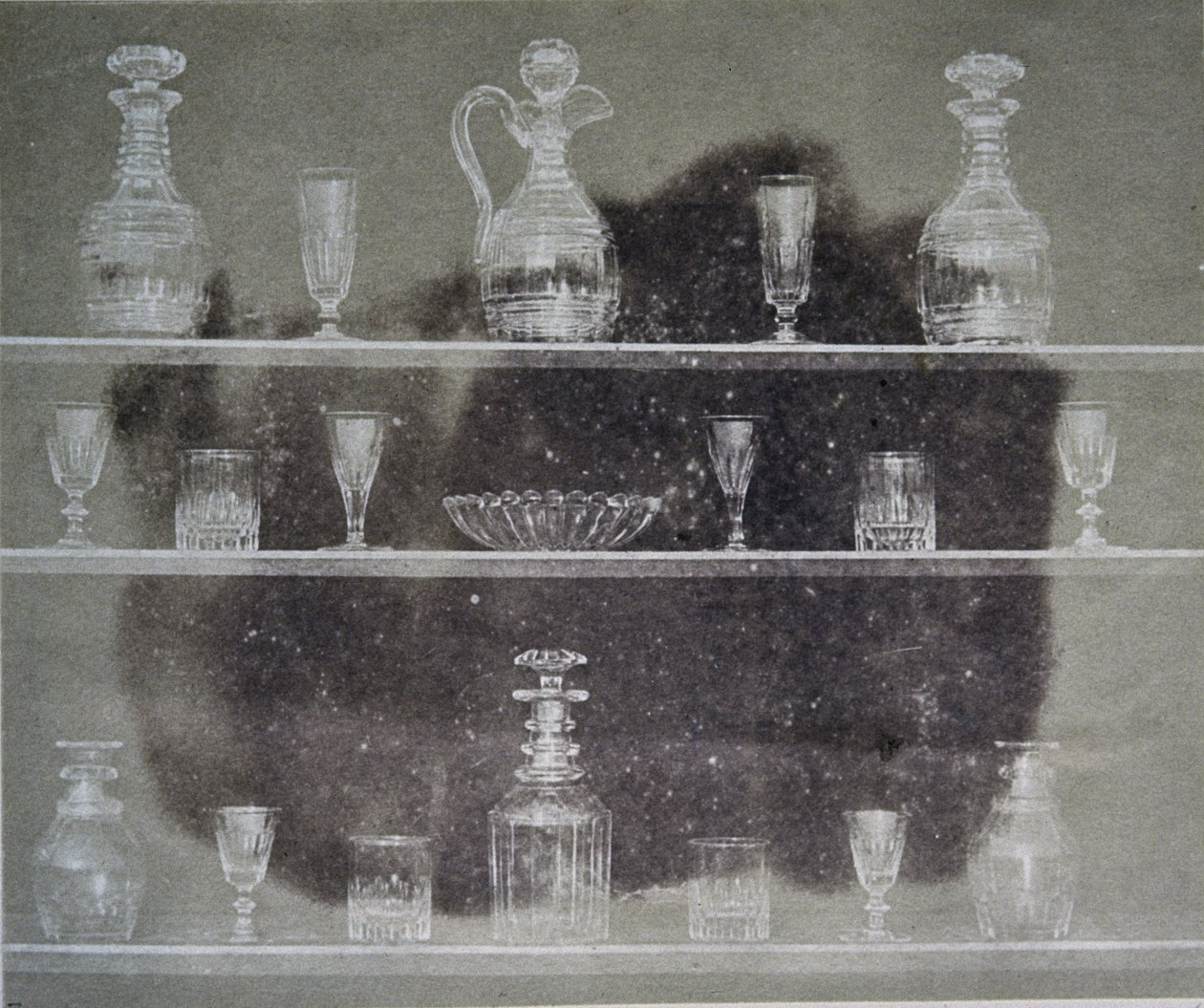 Artiklar av glas, fotografi, från Pencil of Nature, 1844 av William Henry Fox Talbot