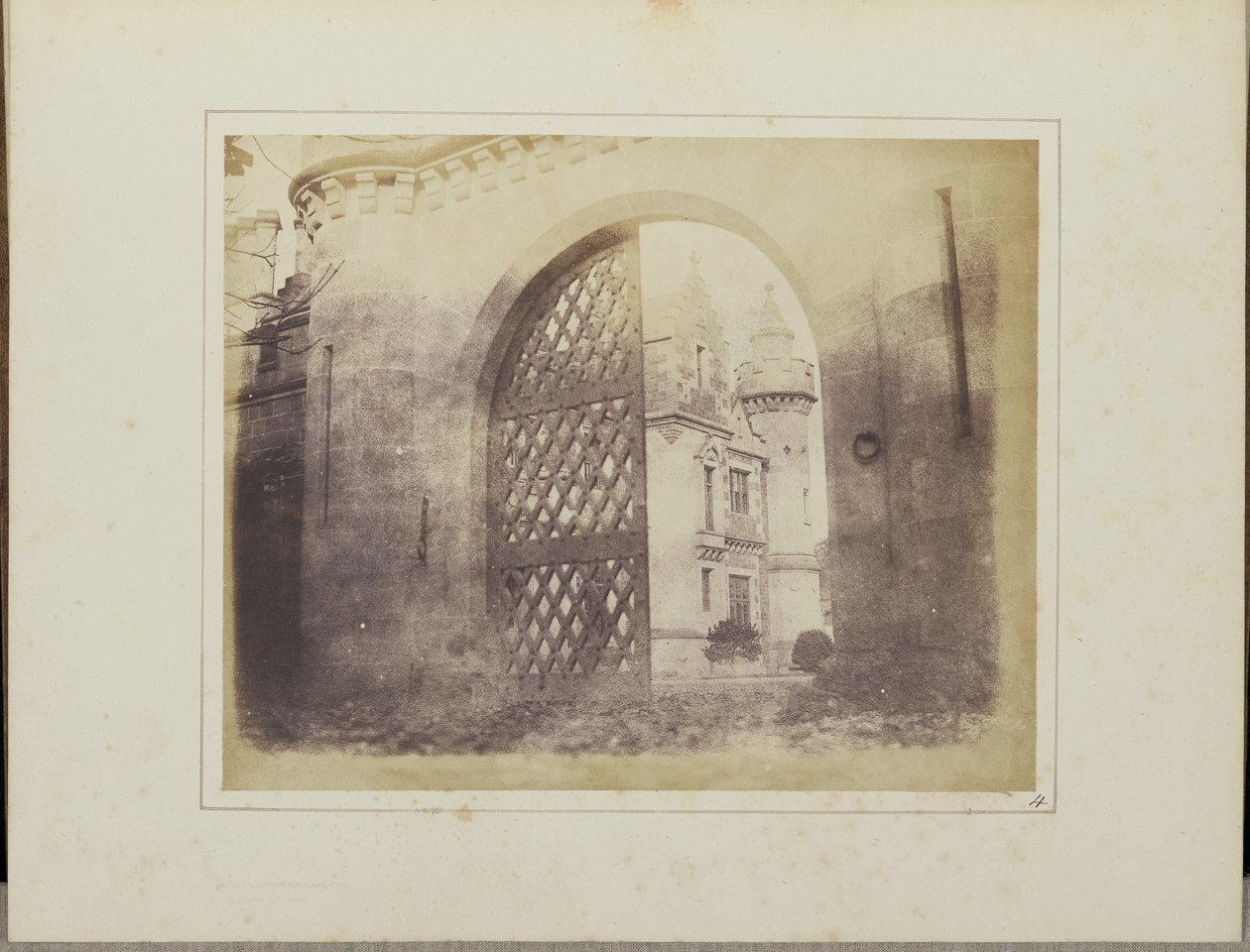 Ingångsporten, Abbotsford av William Henry Fox Talbot