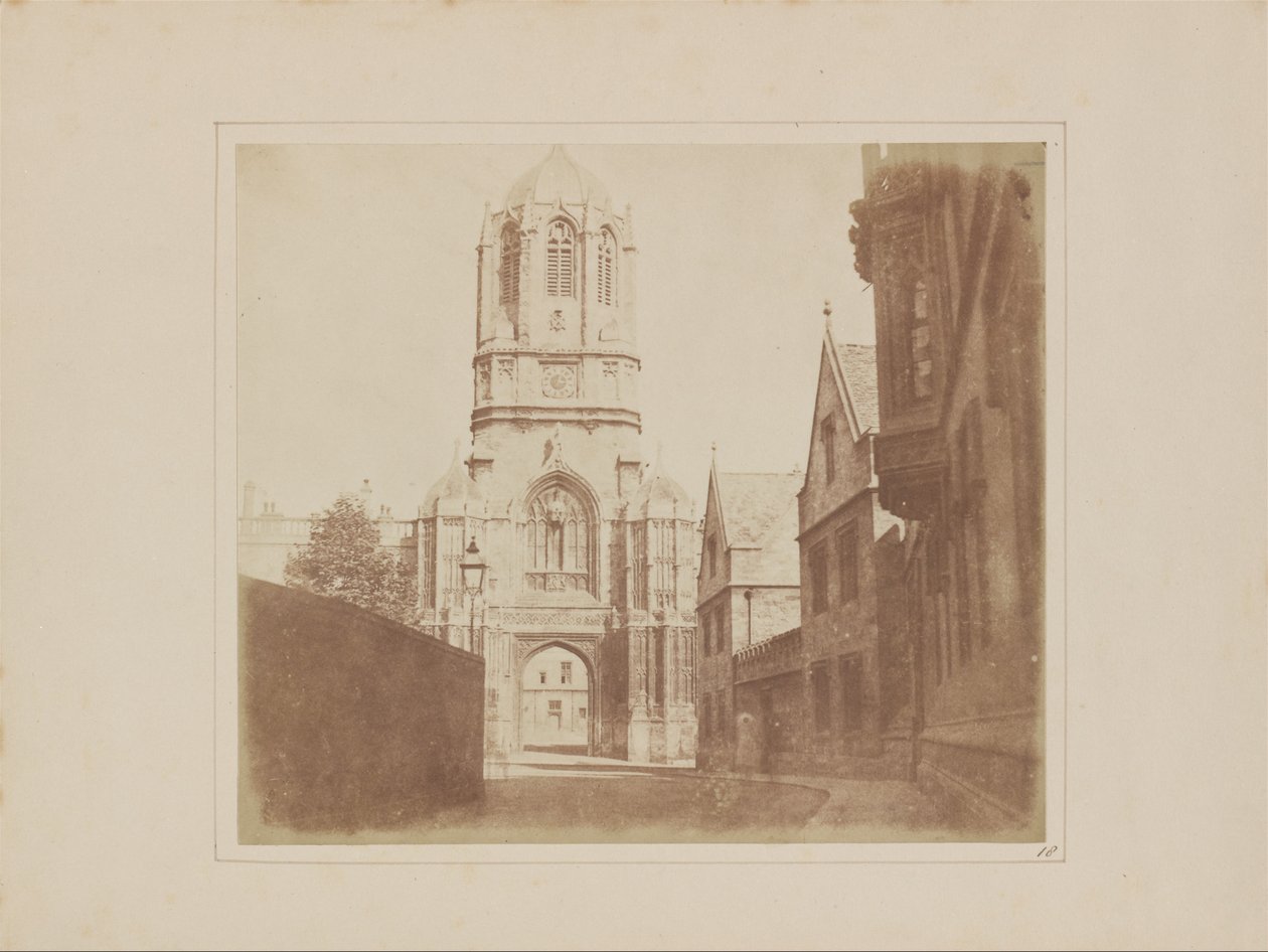Porten till Christchurch av William Henry Fox Talbot