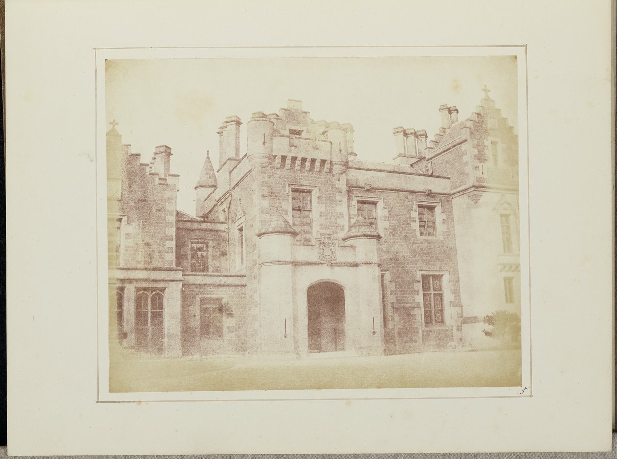 Hall Door, Abbotsford av William Henry Fox Talbot