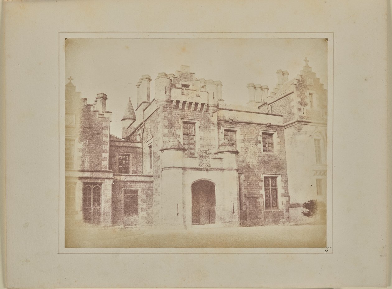 Hallen dörr, Abbotsford av William Henry Fox Talbot