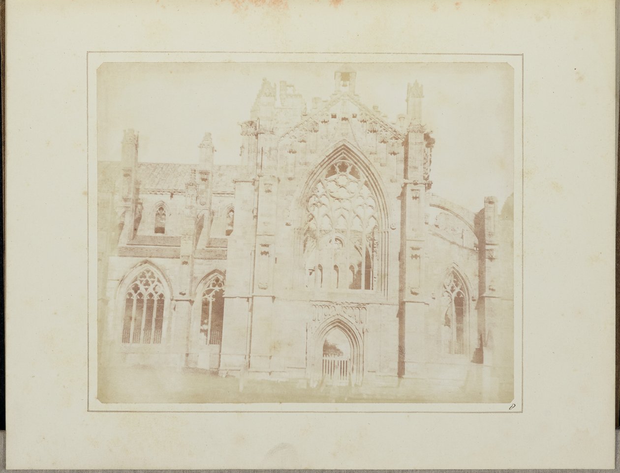Melrose Abbey av William Henry Fox Talbot