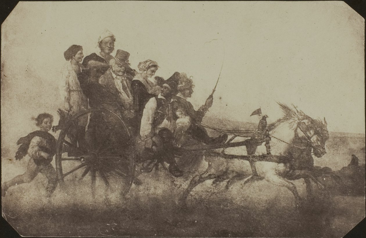 Neapolitan Conveyance - Kopia av en målning på Lacock Abbey av William Henry Fox Talbot