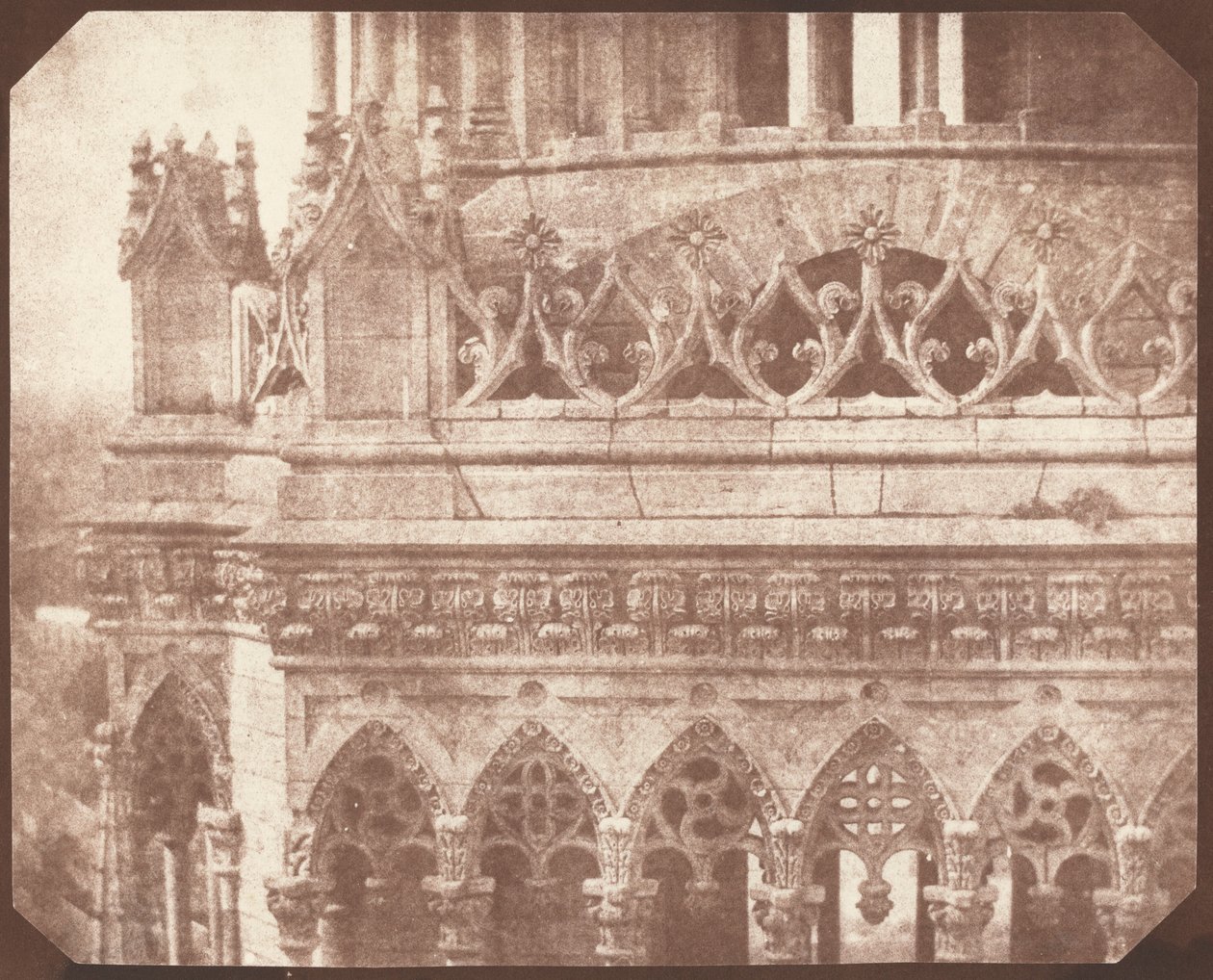 Orléans katedral,juni 1843 (foto) av William Henry Fox Talbot