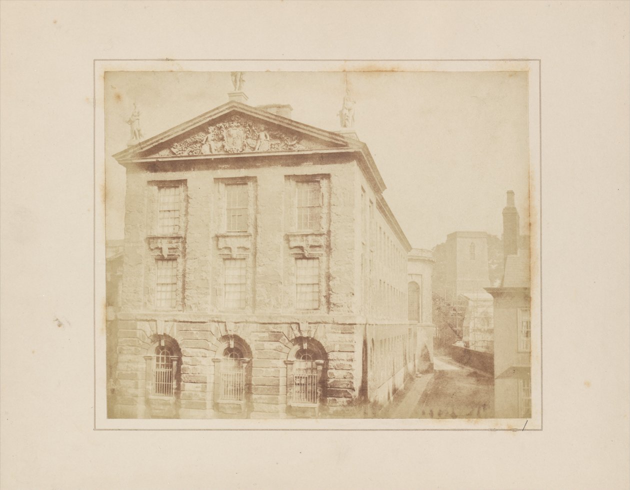 Del av Queens College, Oxford av William Henry Fox Talbot