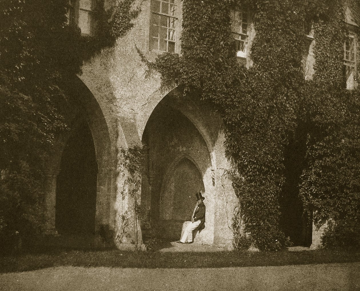 The Ancient Vestry, september 1845 (saltpapperstryck från kalotypnegativ) av William Henry Fox Talbot