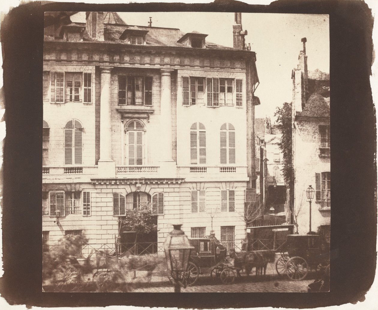 Boulevarderna i Paris,1843 (foto) av William Henry Fox Talbot