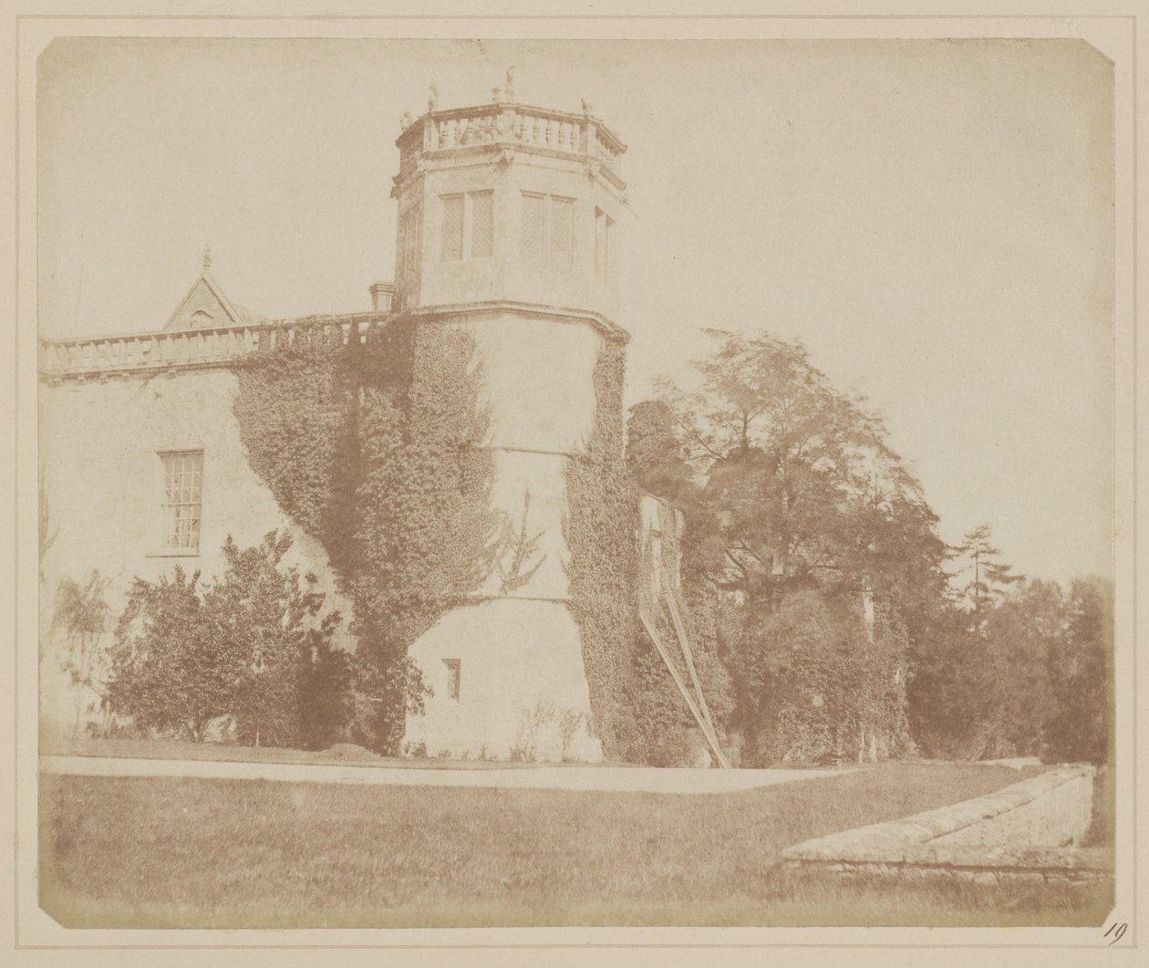Tornet i Lacock Abbey av William Henry Fox Talbot