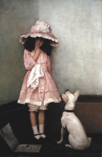 In Disgrace (olja på duk) av William Henry Gore