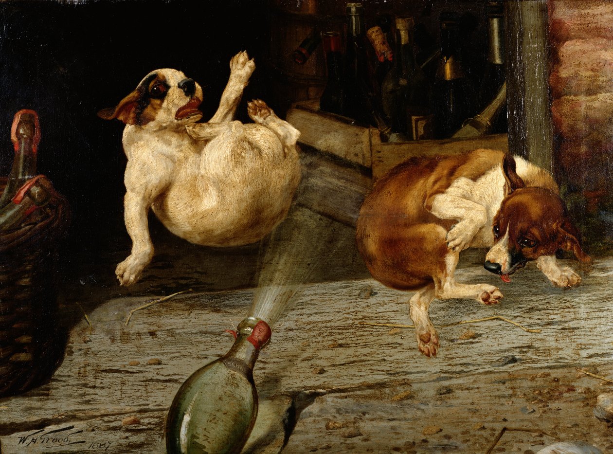 Ett överraskande resultat, 1887 (en i ett par) av William Henry Hamilton Trood