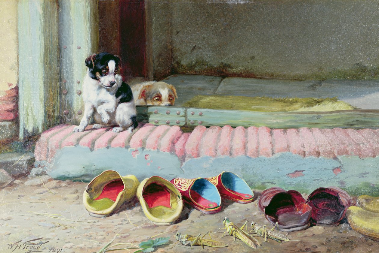 Vän eller fiende, 1891 av William Henry Hamilton Trood