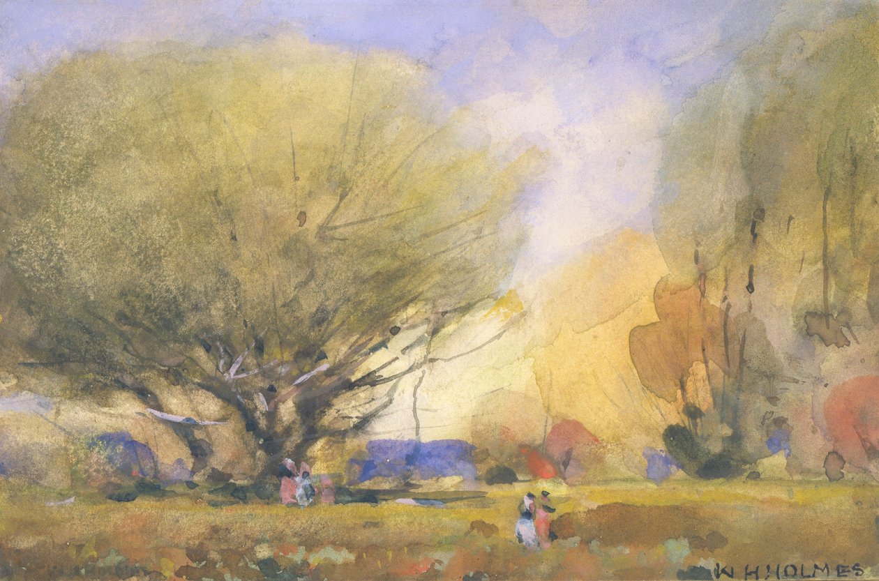 (Sommarscen) av William Henry Holmes