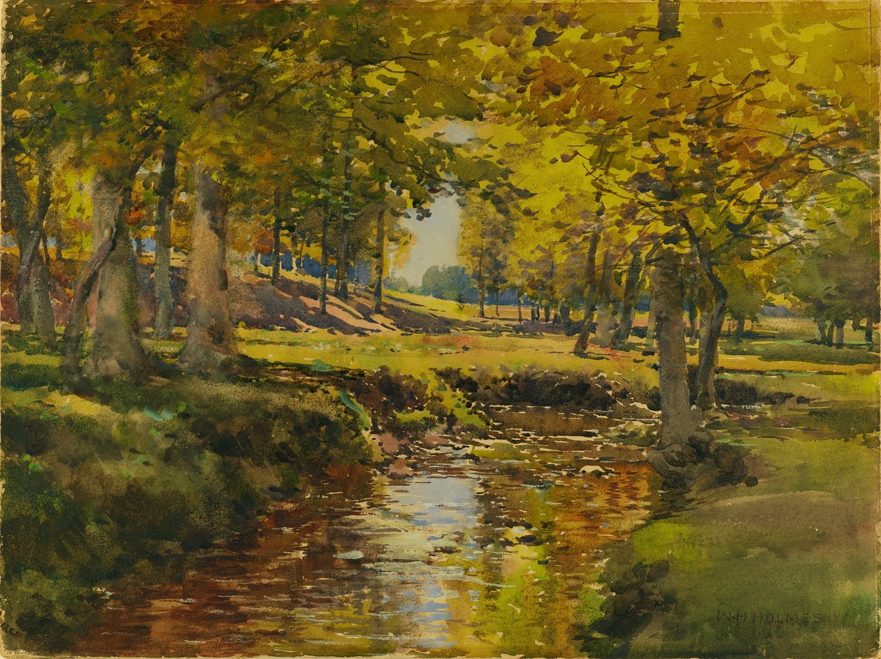Höst i ängens utkant av William Henry Holmes
