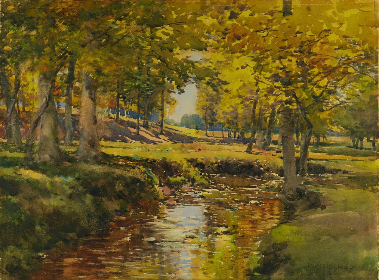 Höst i ängskanten, n.d. av William Henry Holmes