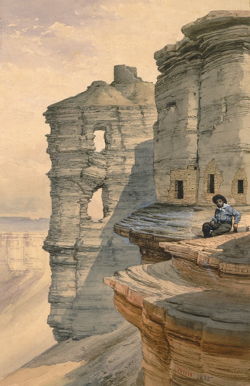 Cliff Houses på Rio Mancos, Colorado, 1878. av William Henry Holmes