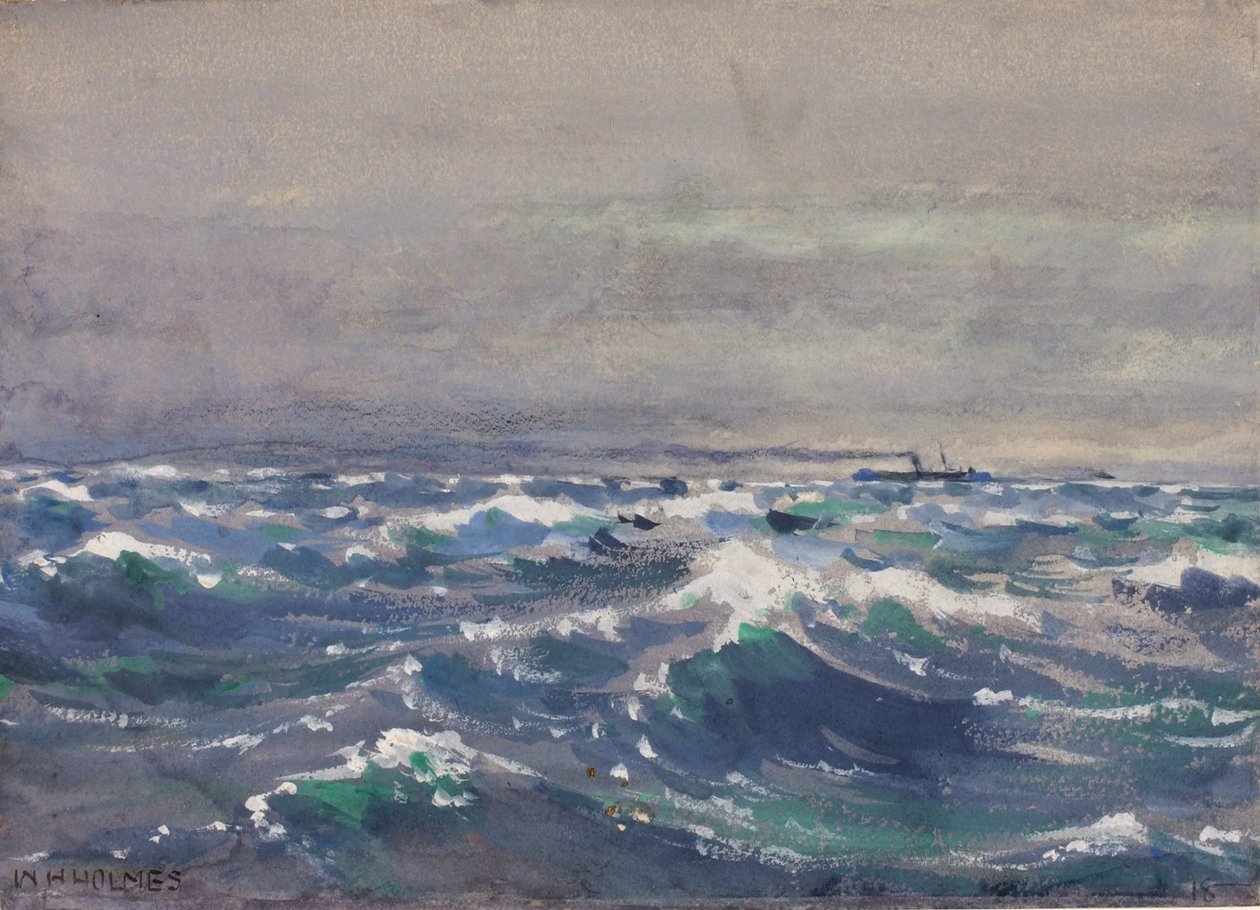 På ångaren Bremen, utanför Nova Scotia, 1880 av William Henry Holmes