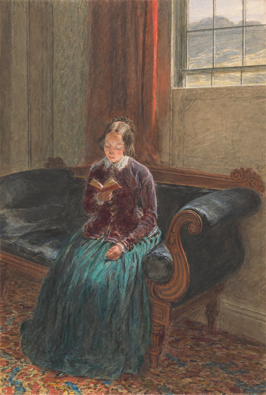 En dam som läser av William Henry Hunt