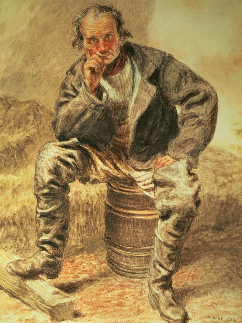 En ostron, 1827 av William Henry Hunt