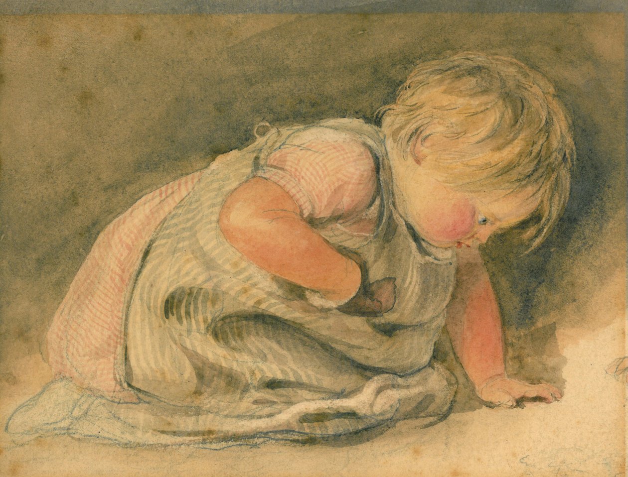 Nyfikenhet, en skiss av William Henry Hunt