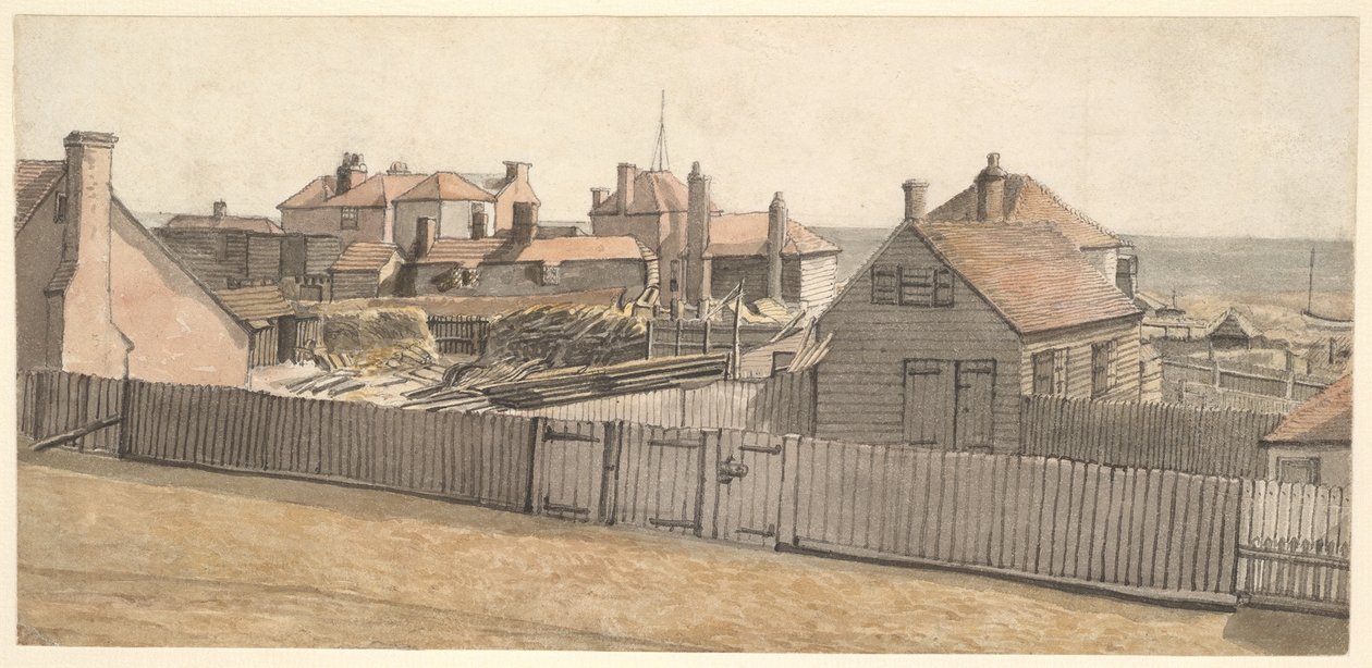 Fiskarstugor i Hastings av William Henry Hunt