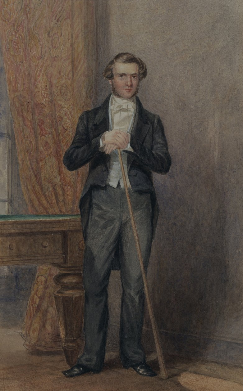 Groom of Chambers (akvarell på papper) av William Henry Hunt