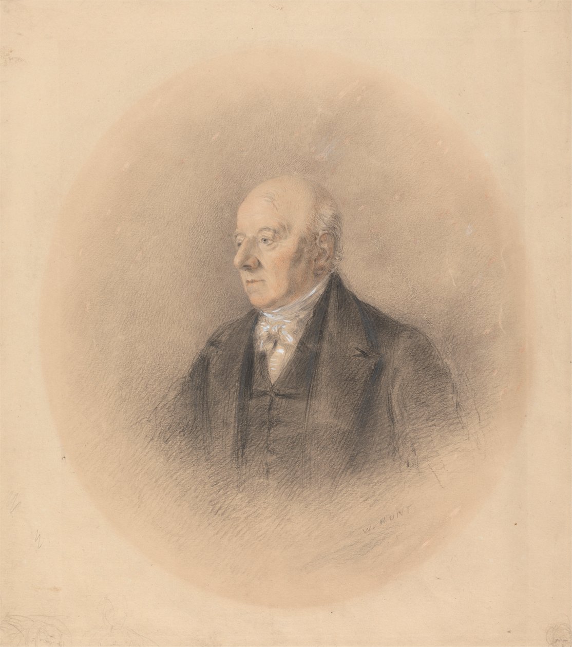 Porträtt av en gentleman av William Henry Hunt