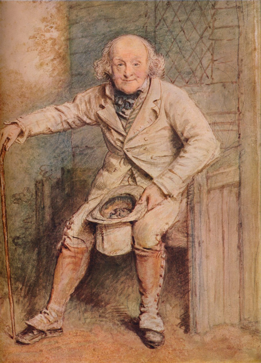Porträtt av konstnären, 1800-talet av William Henry Hunt