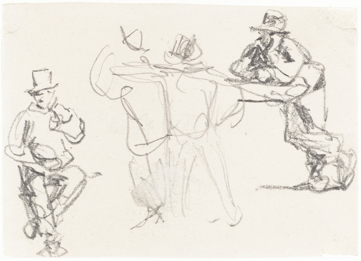 Studier av en mansfigur av William Henry Hunt