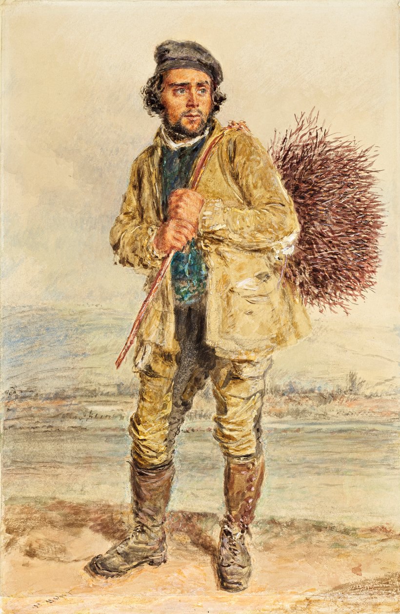 Kvastsamlaren, ca 1830 av William Henry Hunt