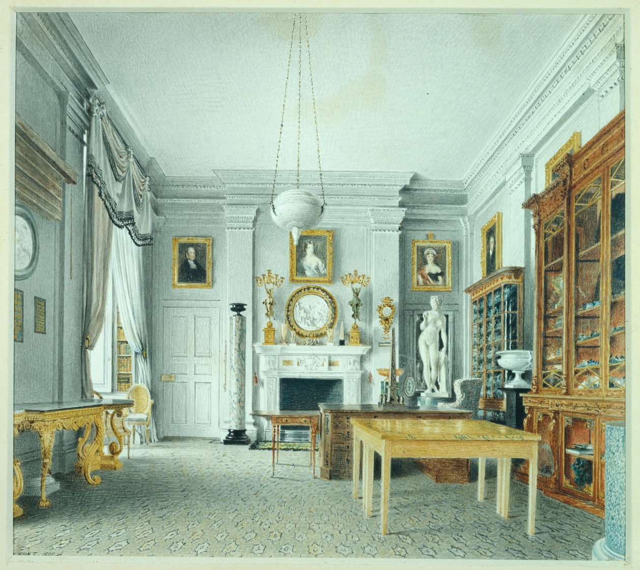 Morgonrummet, Chatsworth av William Henry Hunt