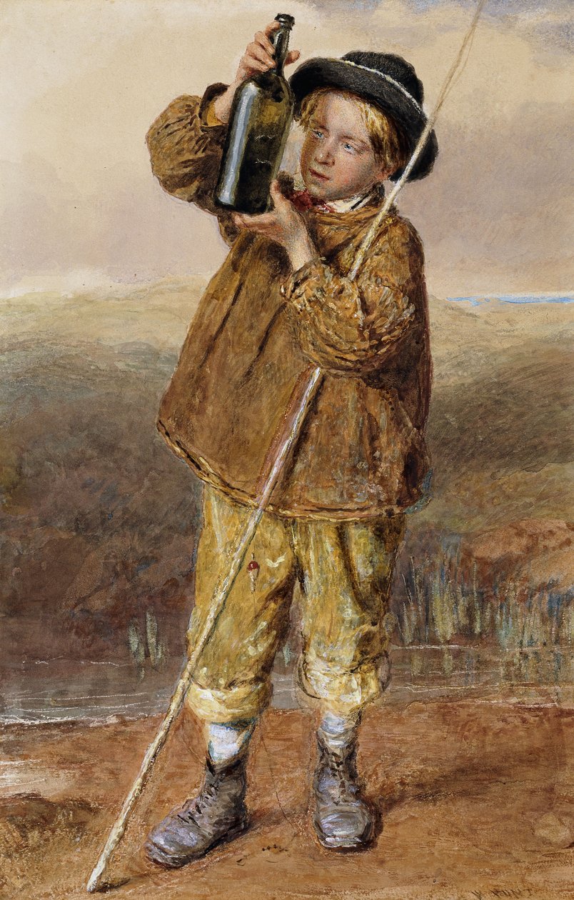 Den unga fiskaren, av William Henry Hunt