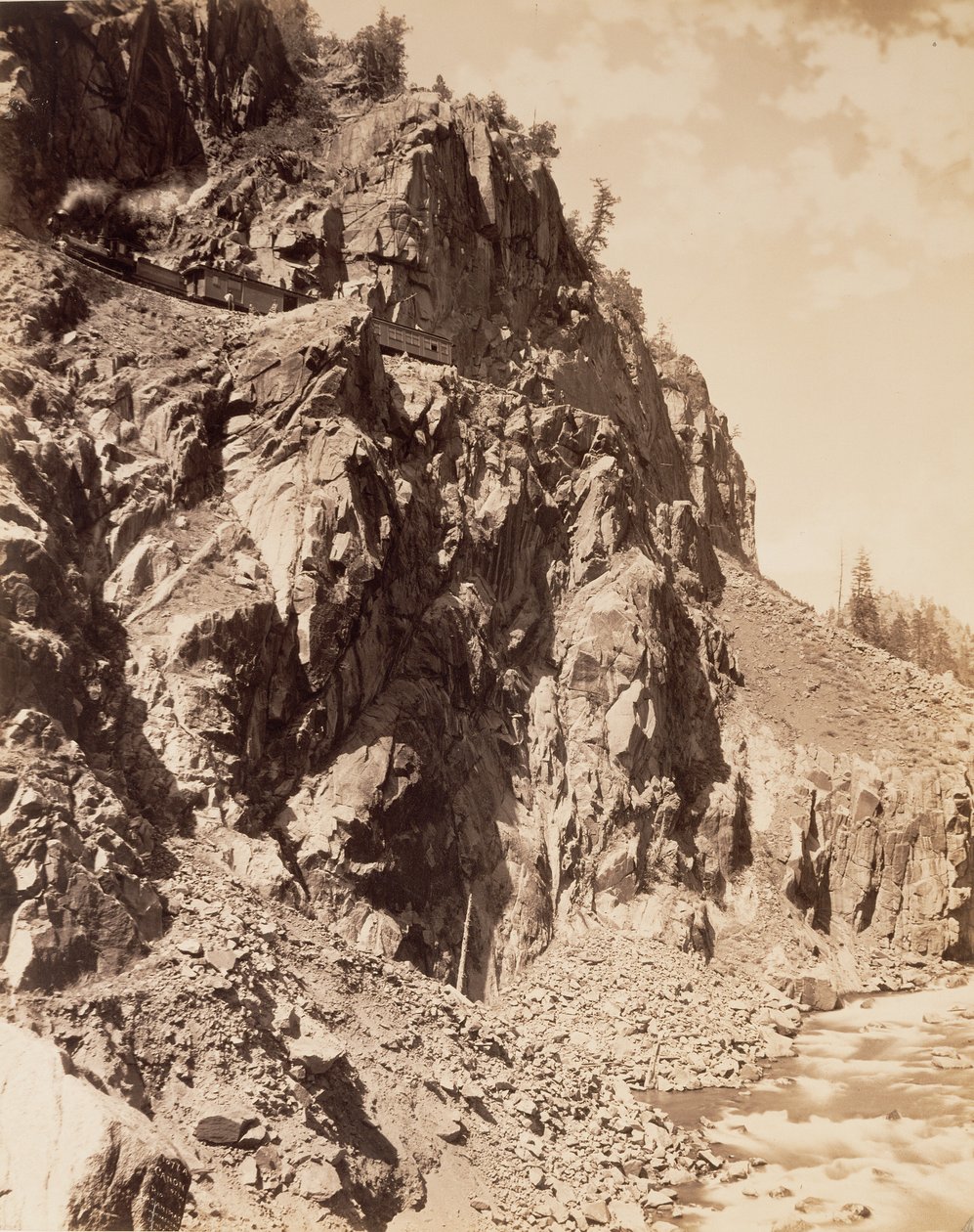 Cañon av Rio Las Animas av William Henry Jackson