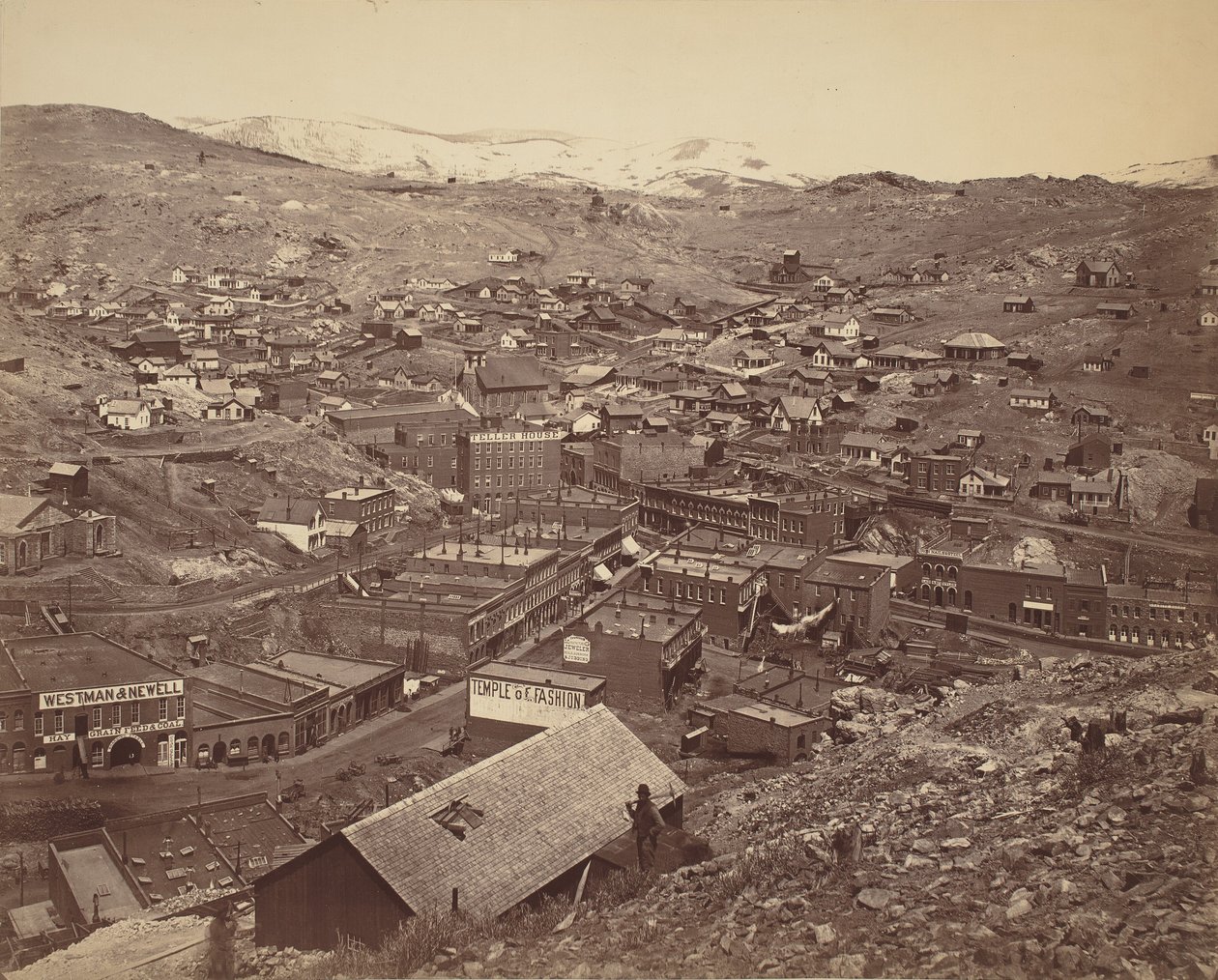 Central City, Colorado av William Henry Jackson