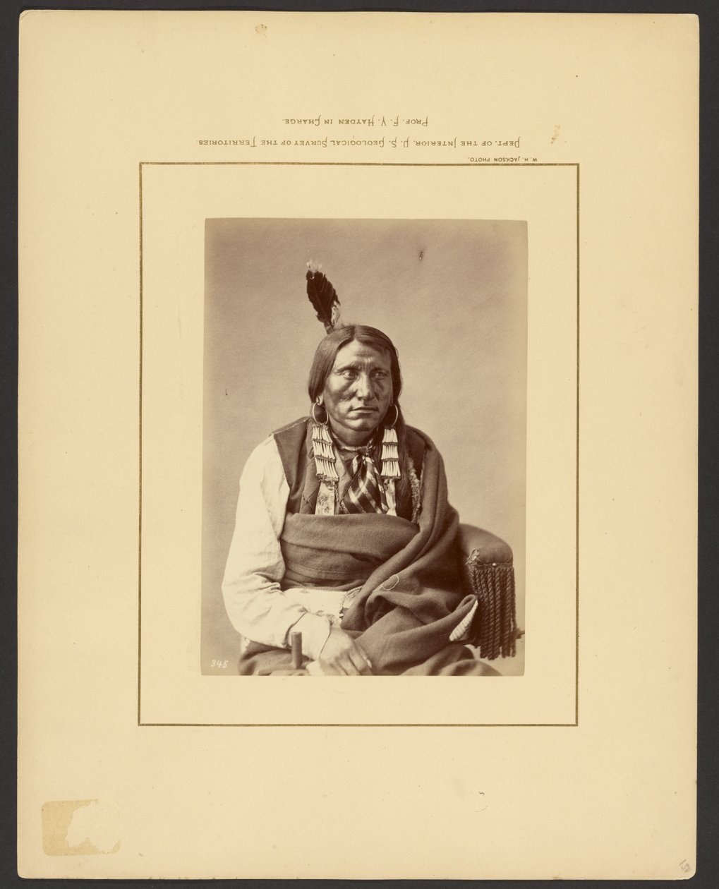 [Anfall mot Hauk - (Brulé Dakota)] av William Henry Jackson