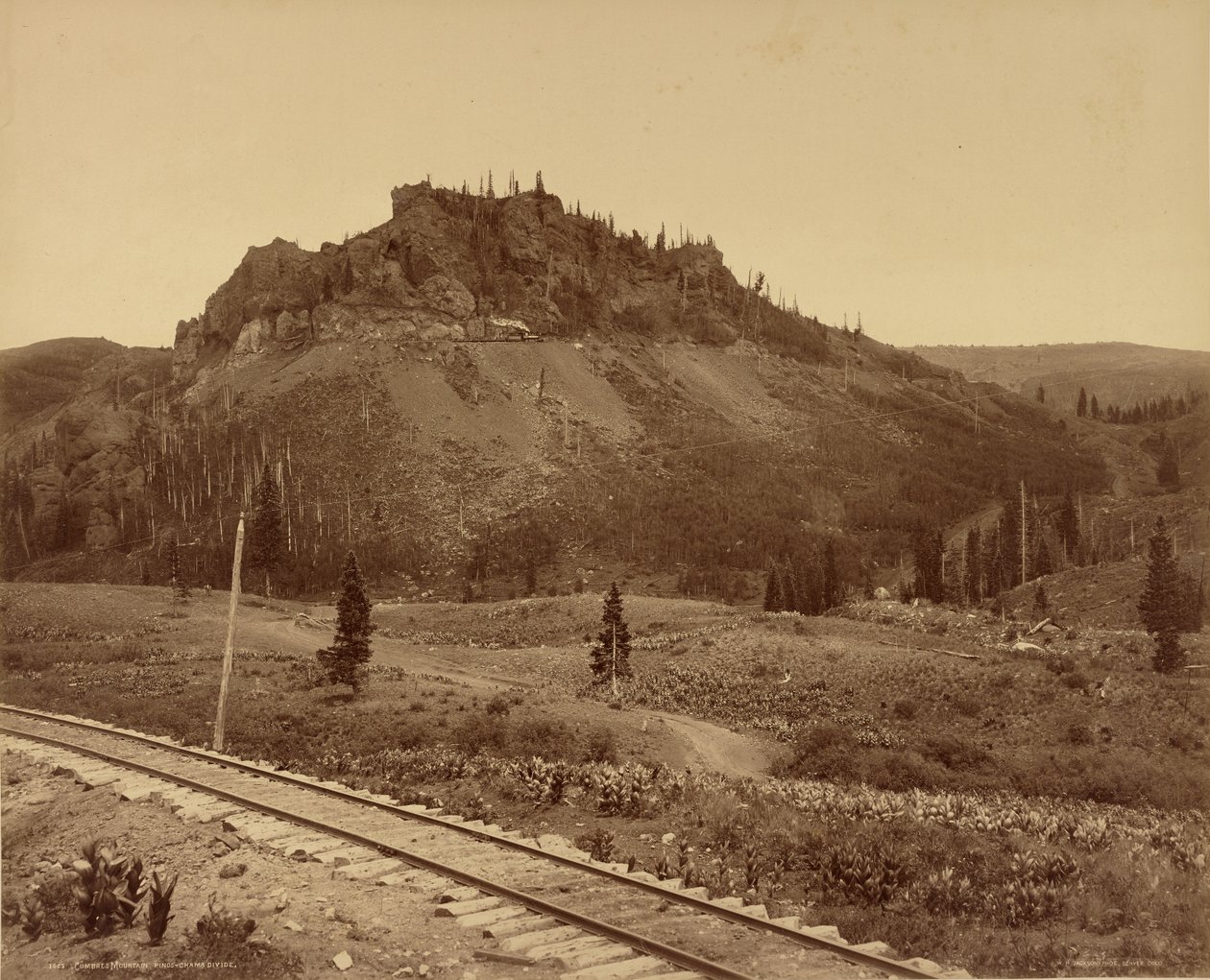 Cumbres Mountain, Pinos-Chama-vattendelaren av William Henry Jackson