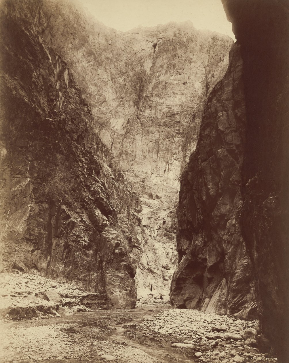 Diamond River Canyon,1885 (foto) av William Henry Jackson