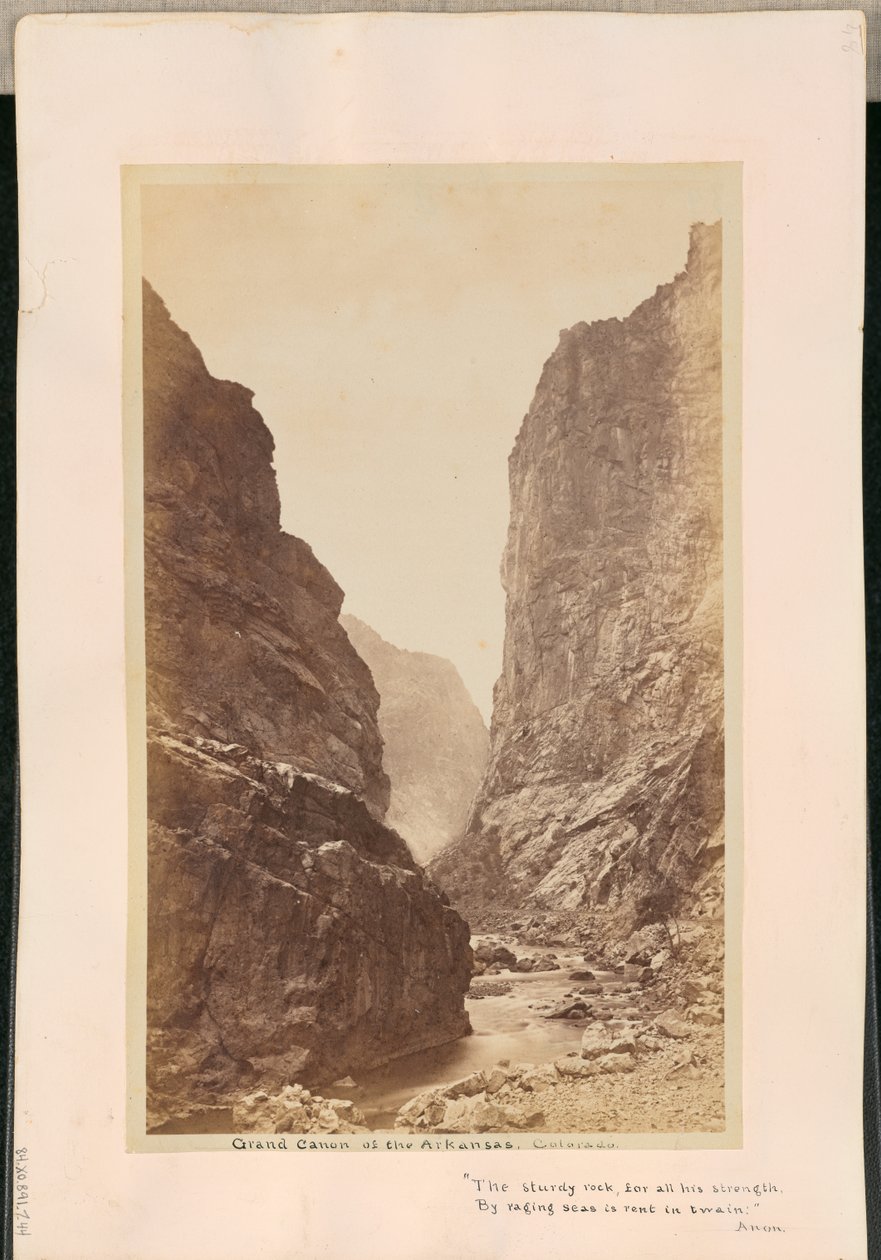 Grand Canyon i Arkansas och Colorado av William Henry Jackson