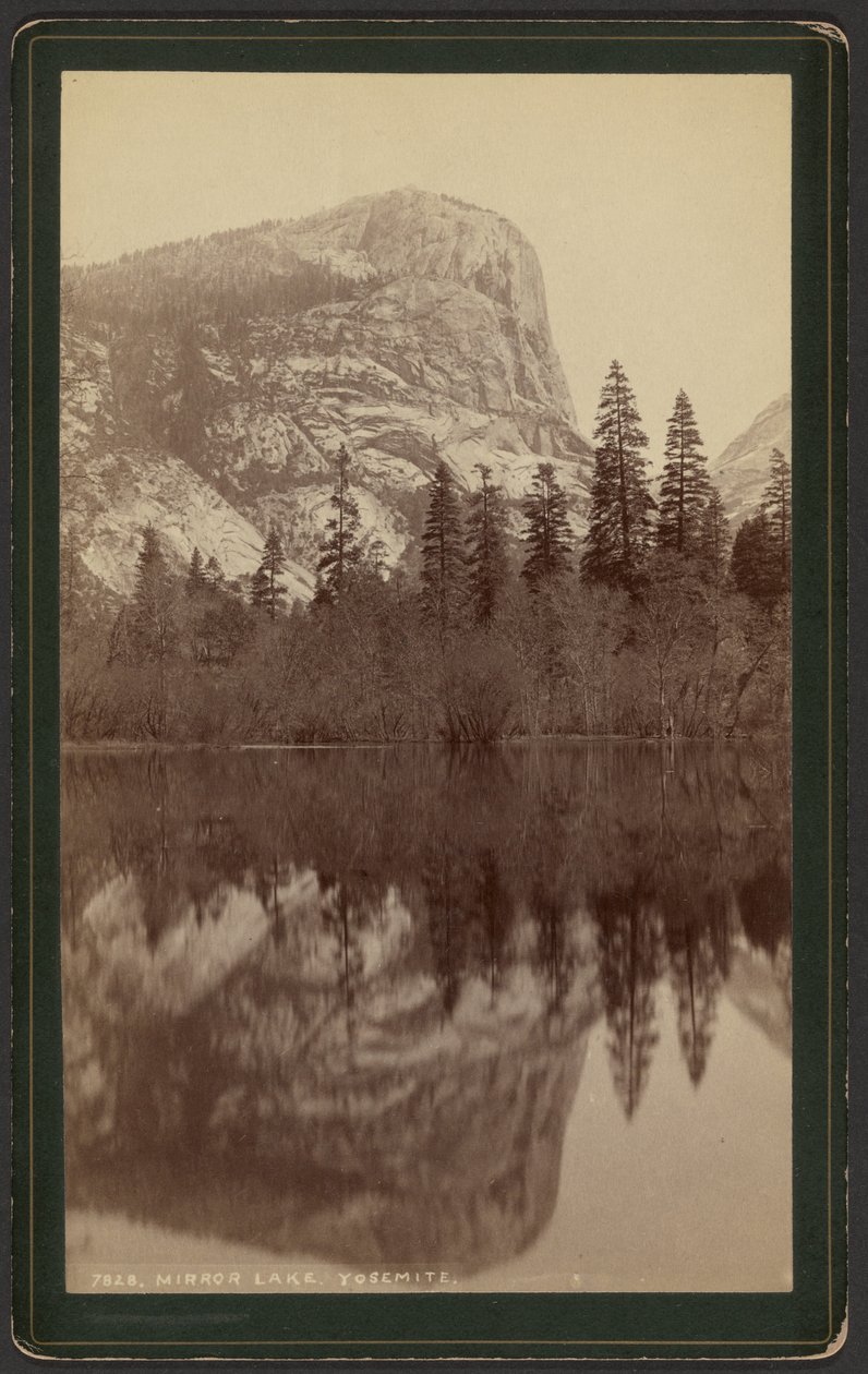 Mirror Lake. Yosemite. av William Henry Jackson