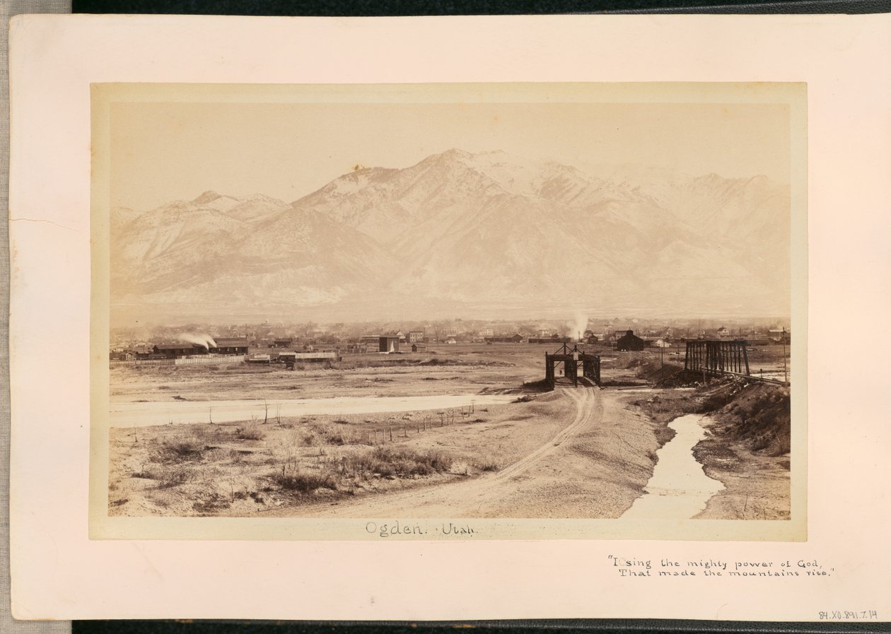Ogden, Utah av William Henry Jackson