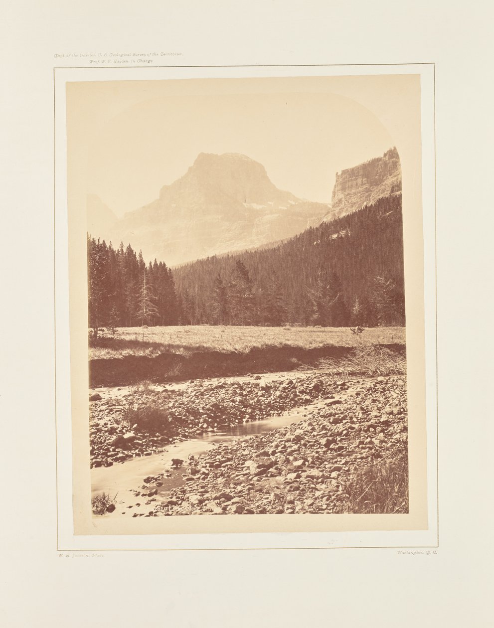 Palace Butte, nära Mount Blackmore av William Henry Jackson