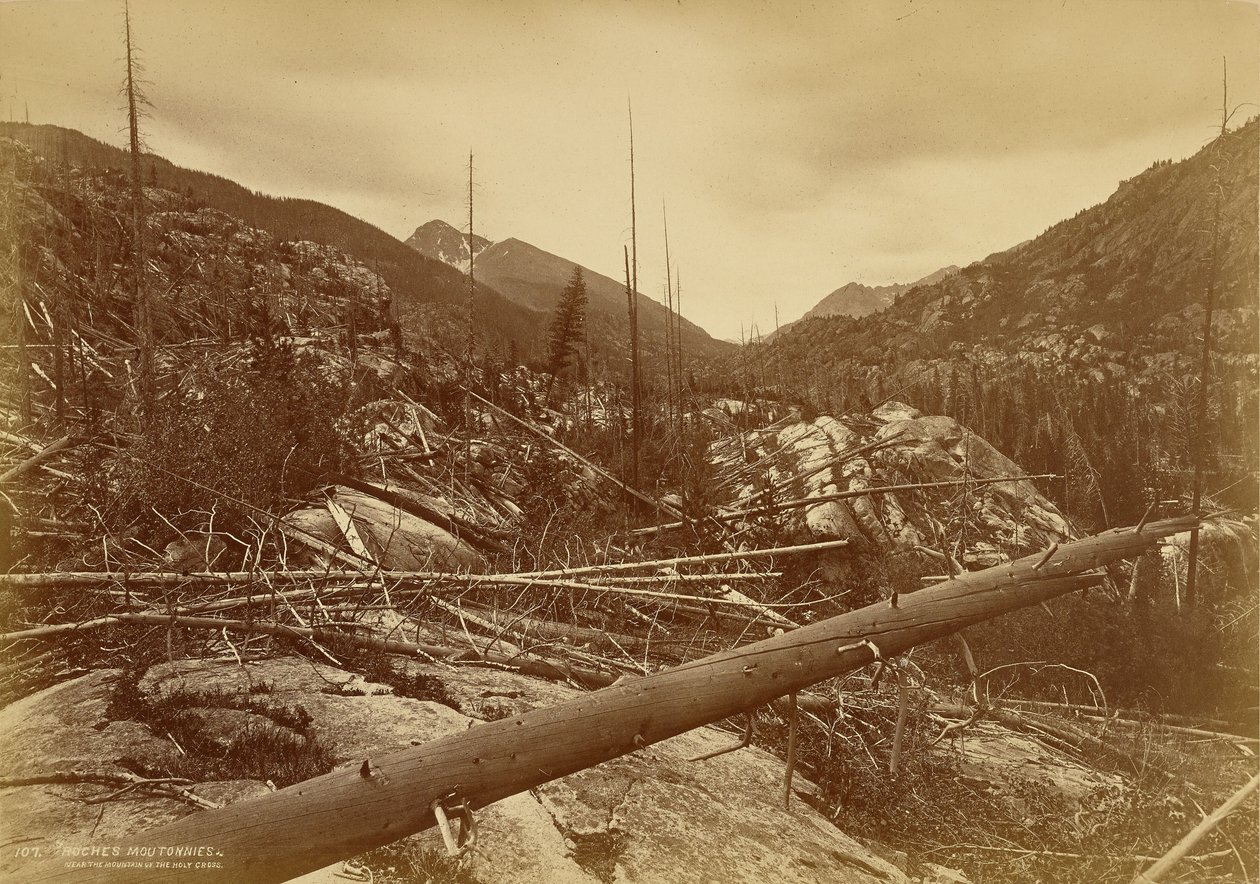 ”Roches Moutonnées” nära Heliga korsets berg av William Henry Jackson