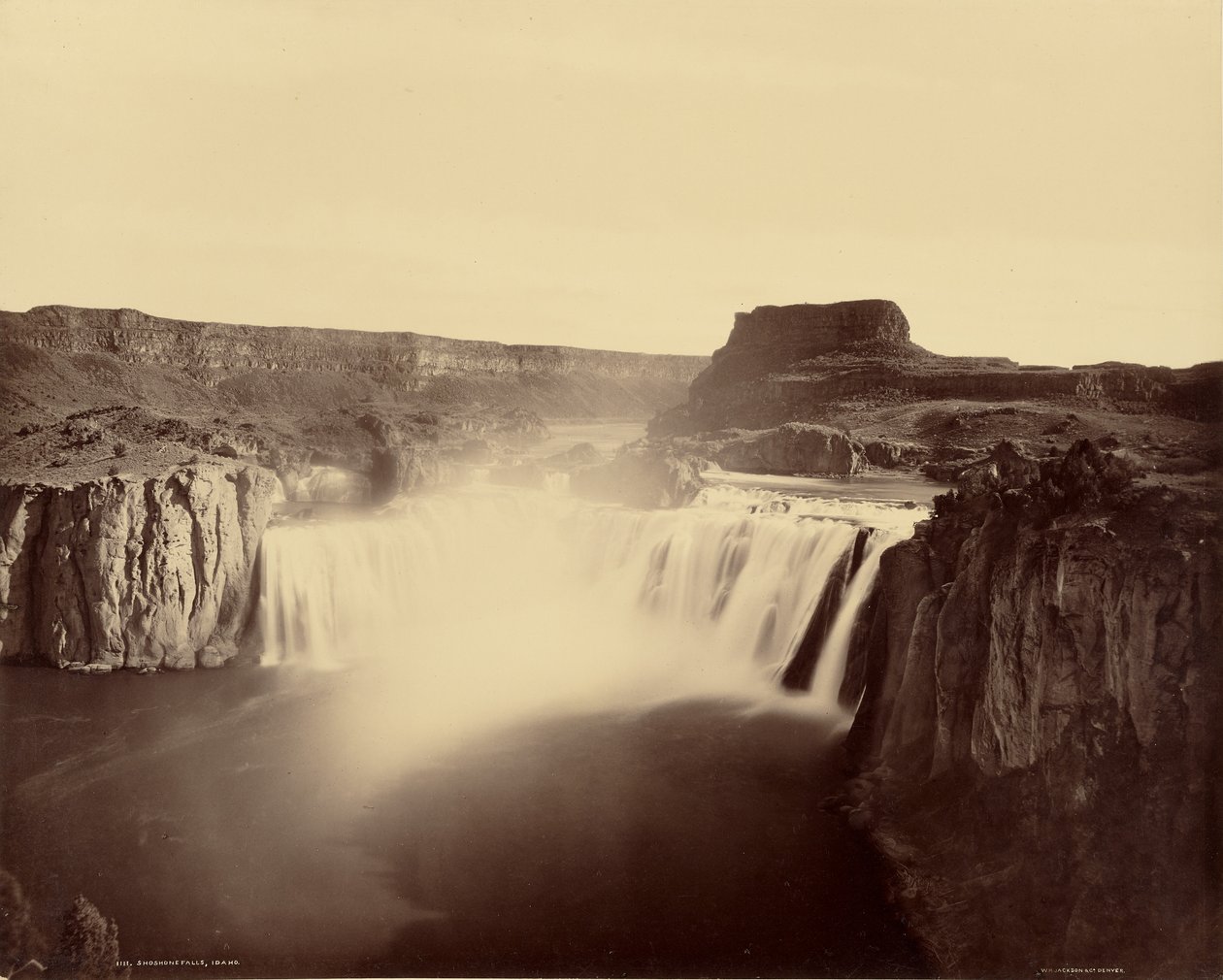 Shoshone Falls, Idaho av William Henry Jackson
