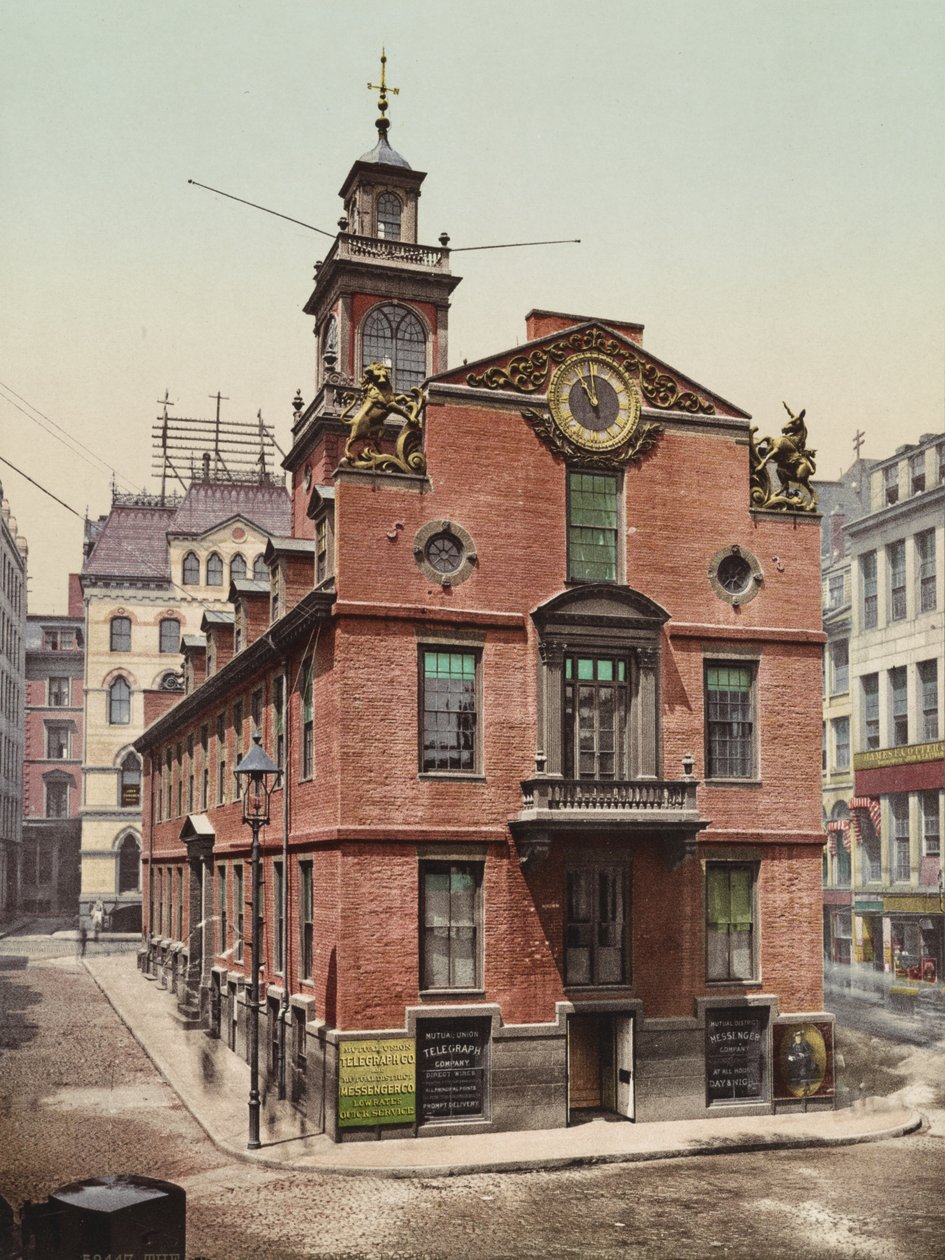 The Old State House, Boston, Massachusetts, ca 1900 (photochrom) av William Henry Jackson