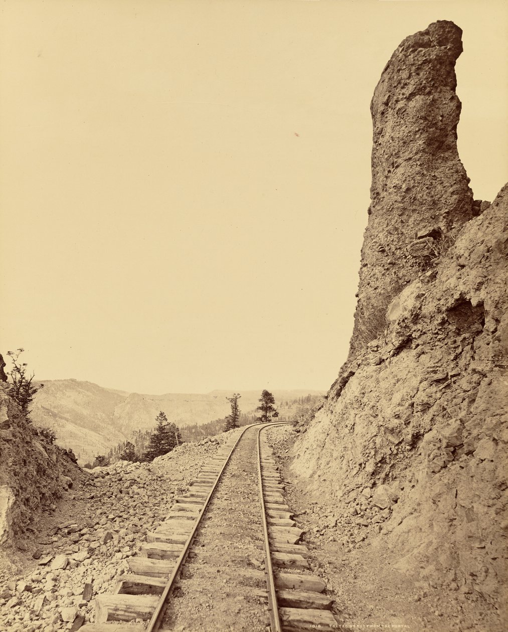 Toltec Gorge från The Portal av William Henry Jackson