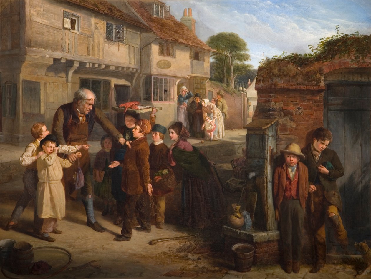 Det krossade fönstret, 1855 av William Henry Knight