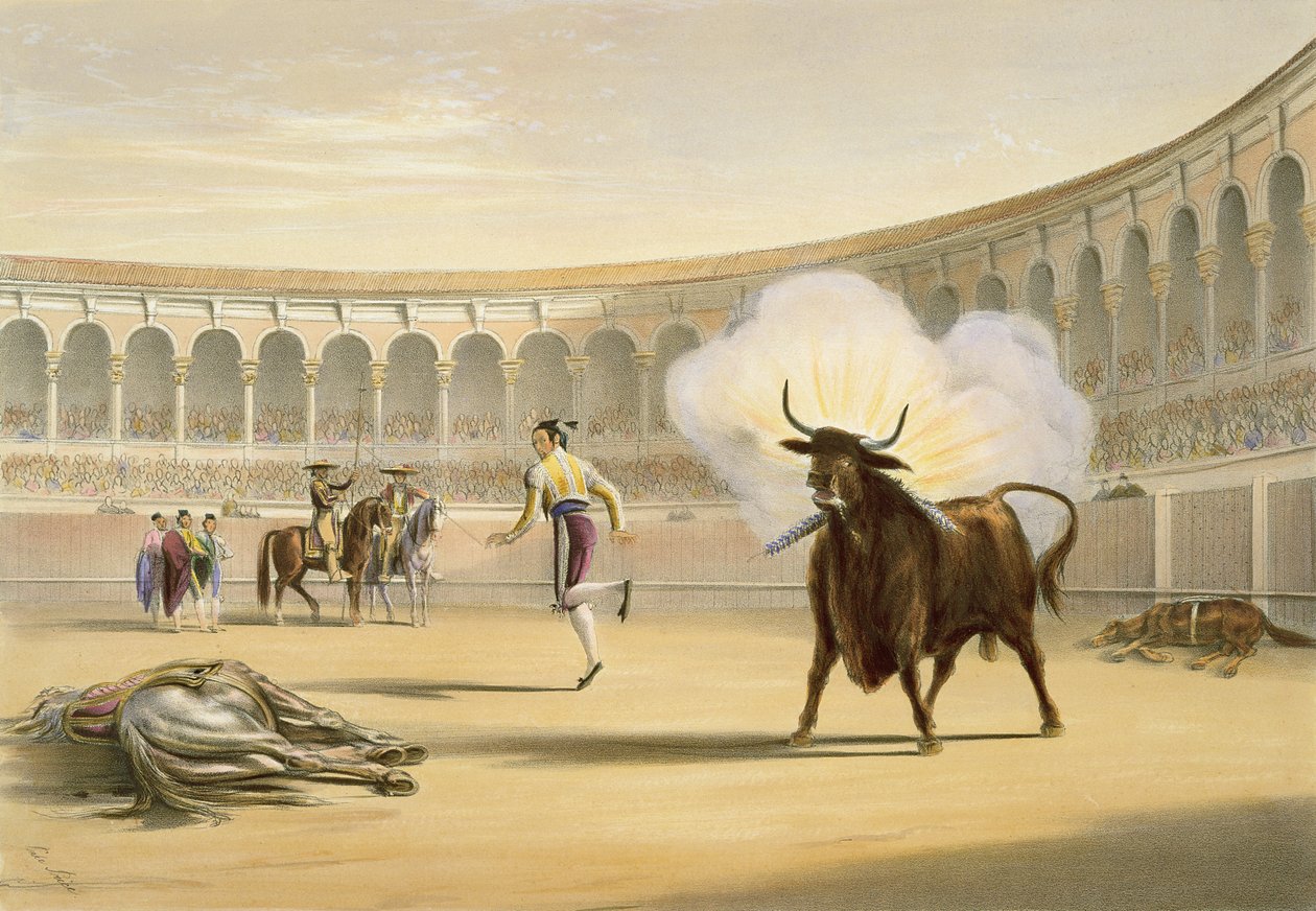 Brand Banderillas, 1865 av William Henry Lake Price
