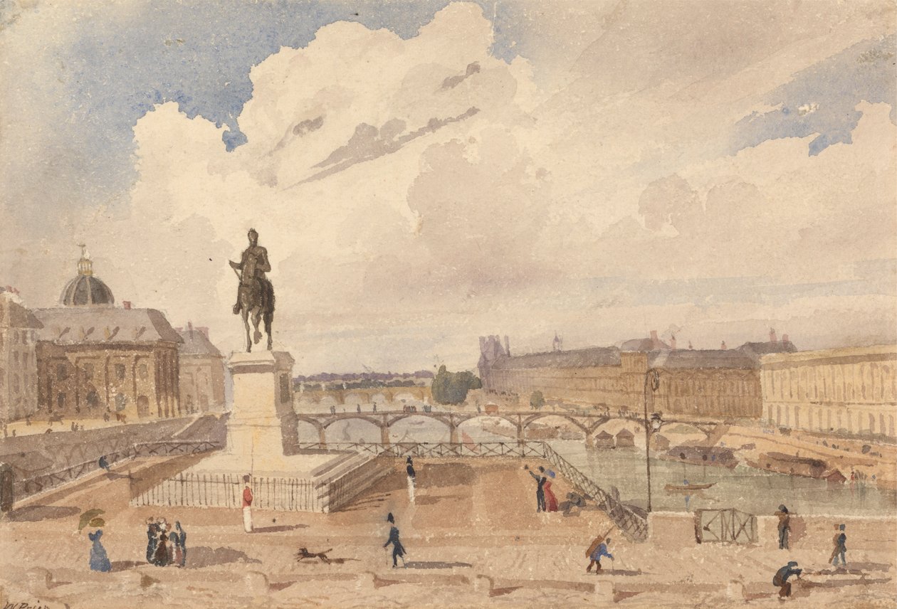 Utsikt från Pont Neuf av William Henry Lake Price