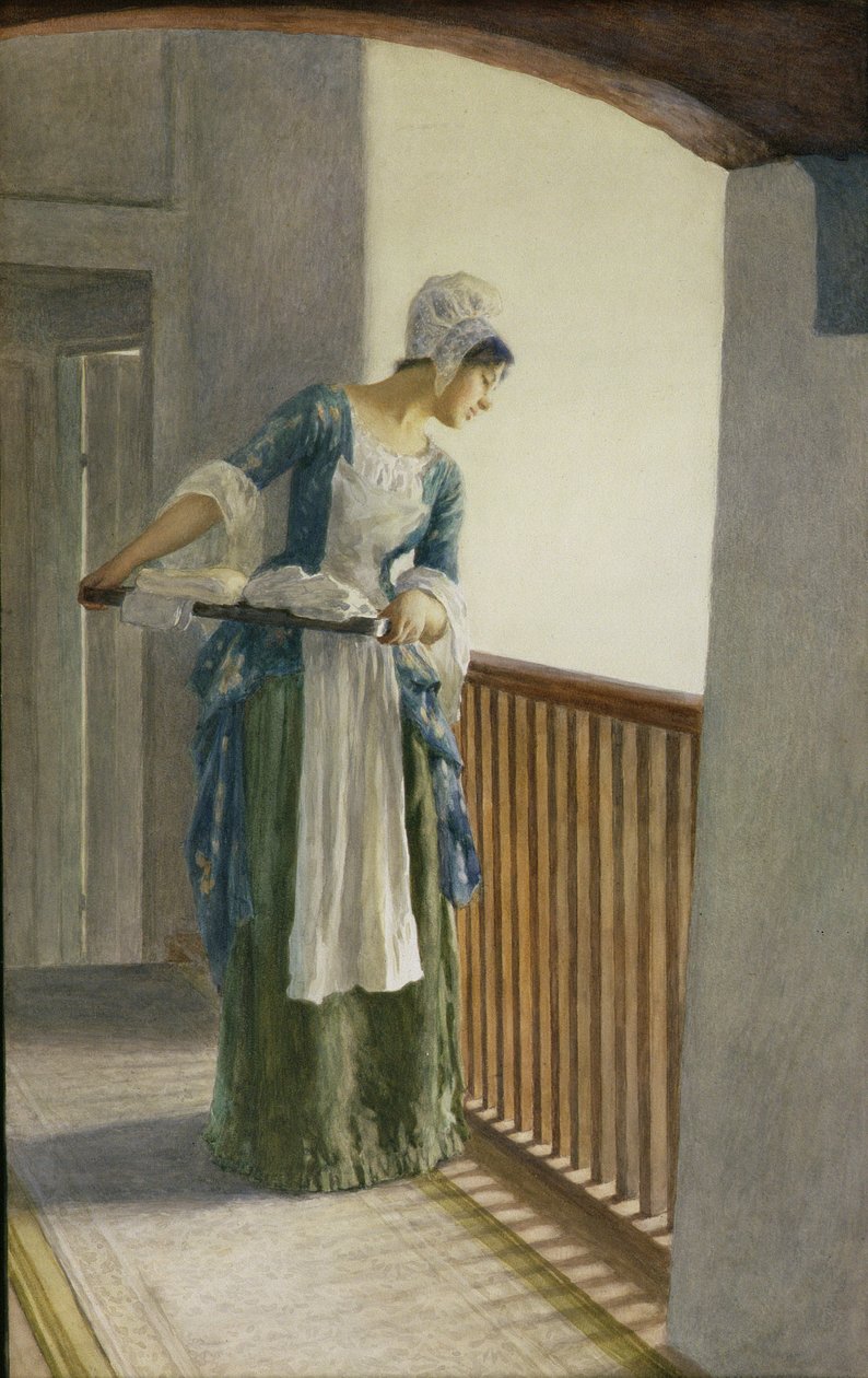 Tvättstäderskan, ca 1920 av William Henry Margetson